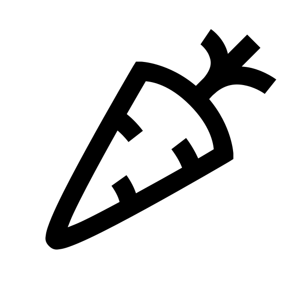 Carrot Solid Vector