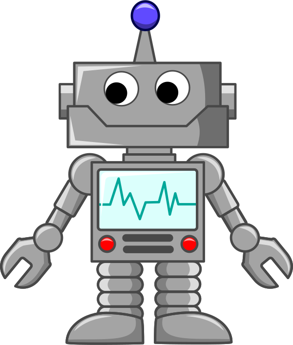 Cartoon Robot Vector