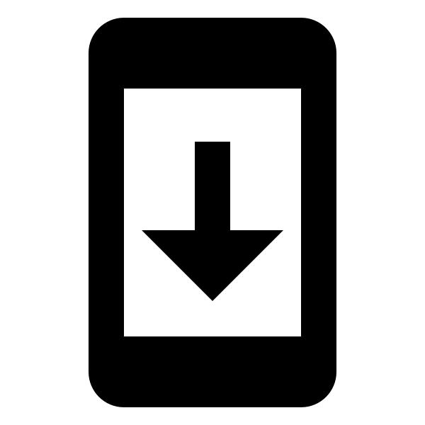Cellphone Arrow Down
