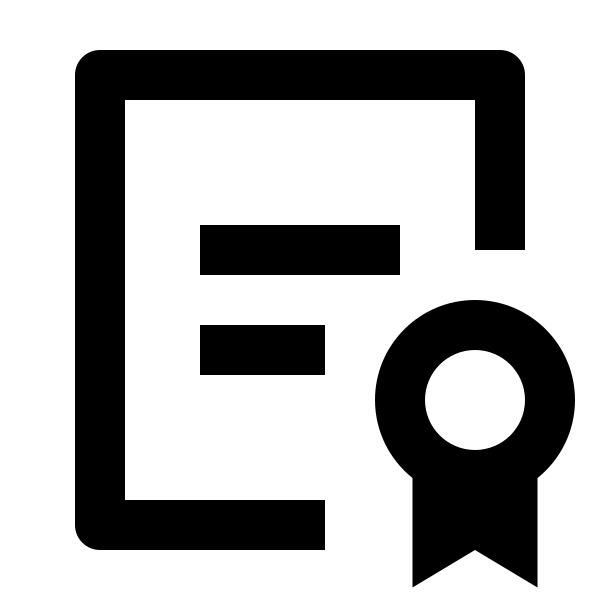 Certificate 2 Line