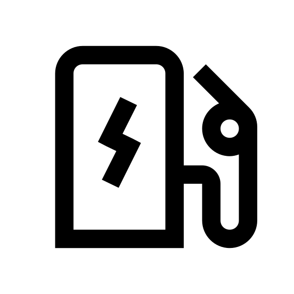 Charging Station Solid Vector