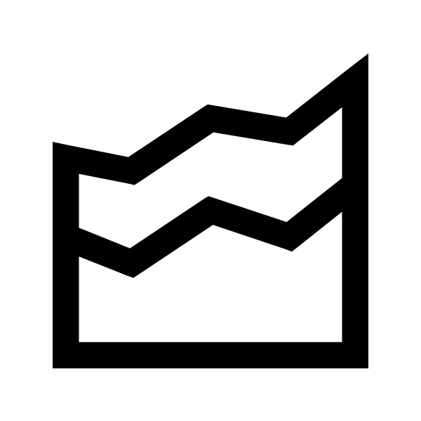 Chart Area Solid Vector