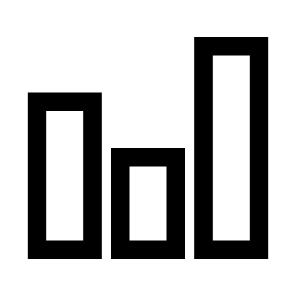 Chart Bar Solid Vector