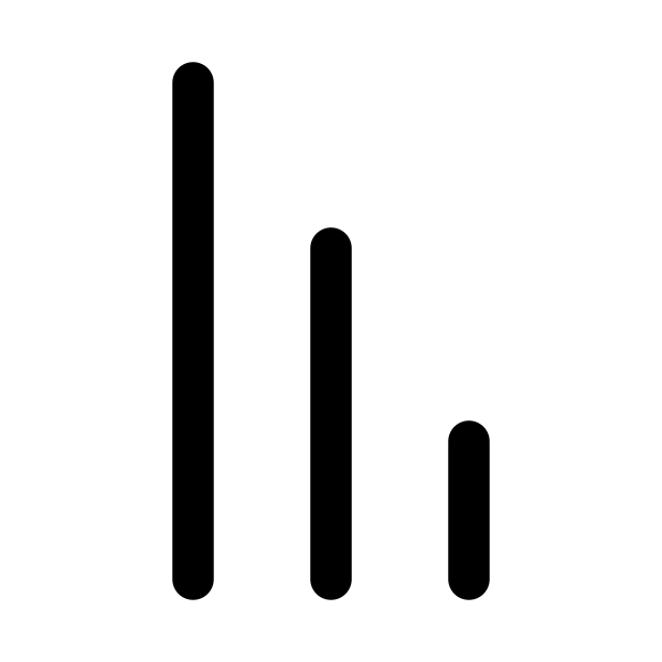 Chart No Axes Column Decreasing