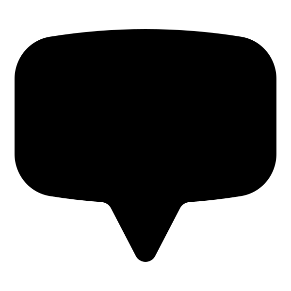 Chat Bubble Bottom Center