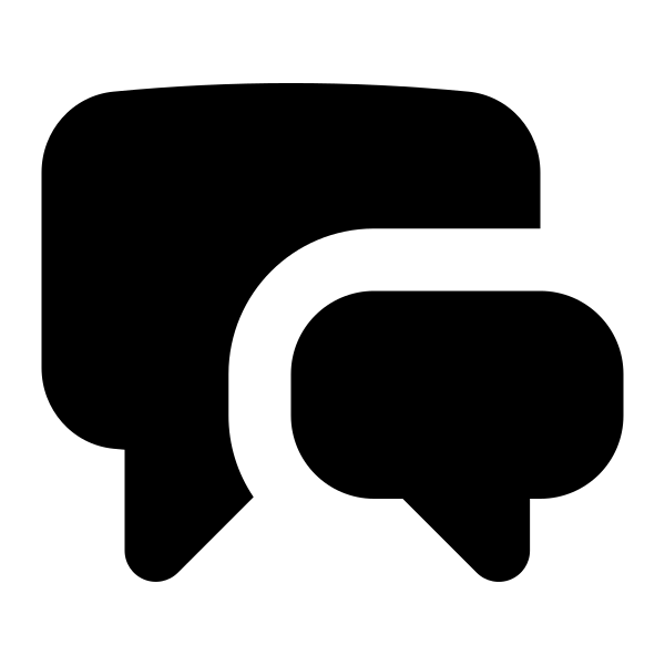 Chat Bubble Left Right Vector