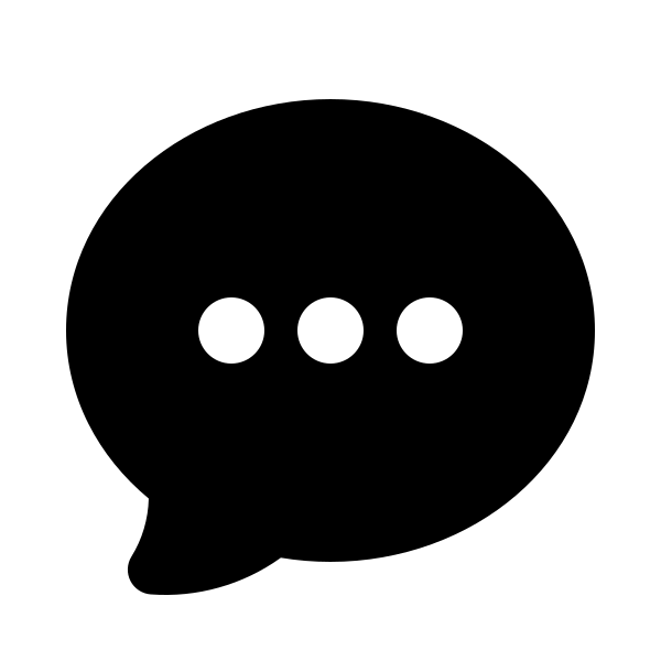 Chat Bubble Oval Left Ellipsis