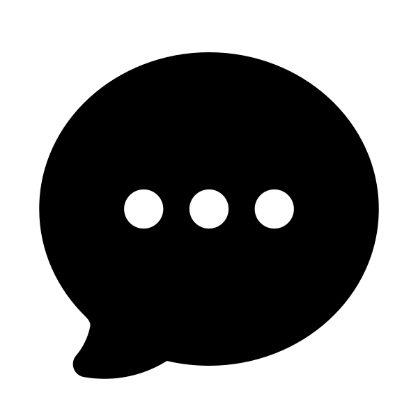 Chat Bubble Oval Left Ellipsis