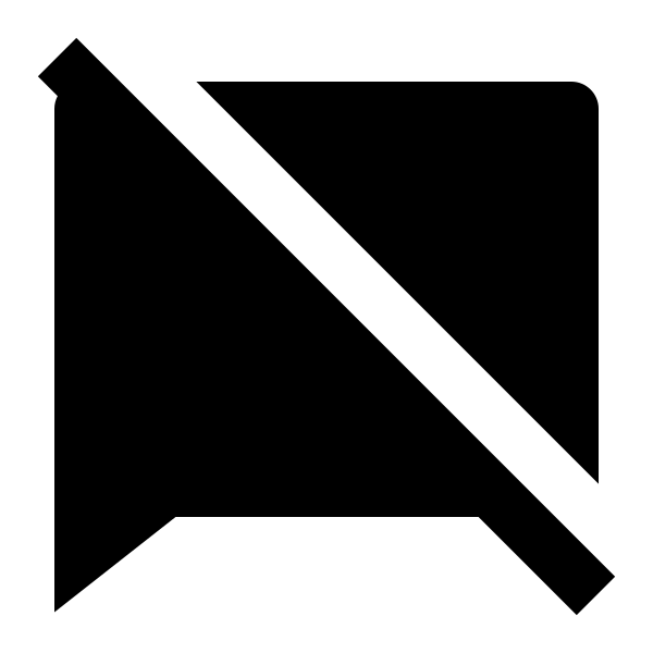 Chat Off Fill