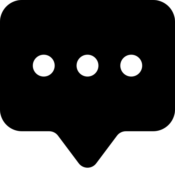 Chat Square Dots Fill