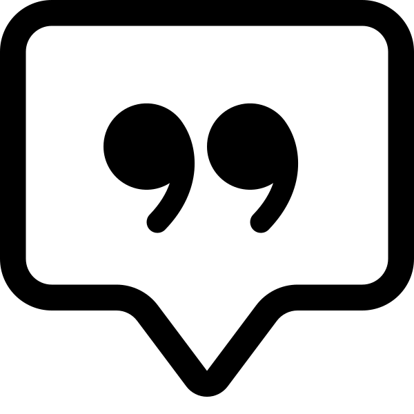 Chat Square Quote