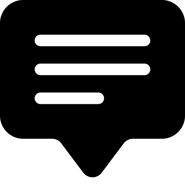 Chat Square Text Fill
