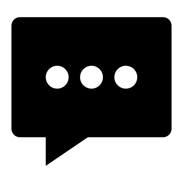 Chatbox Ellipses Sharp