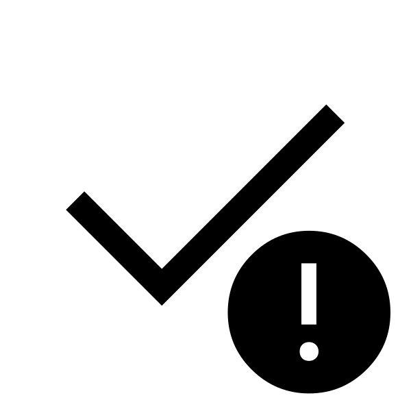 Check Alert Fill