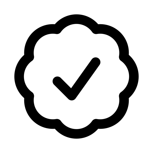 Check Badge Vector