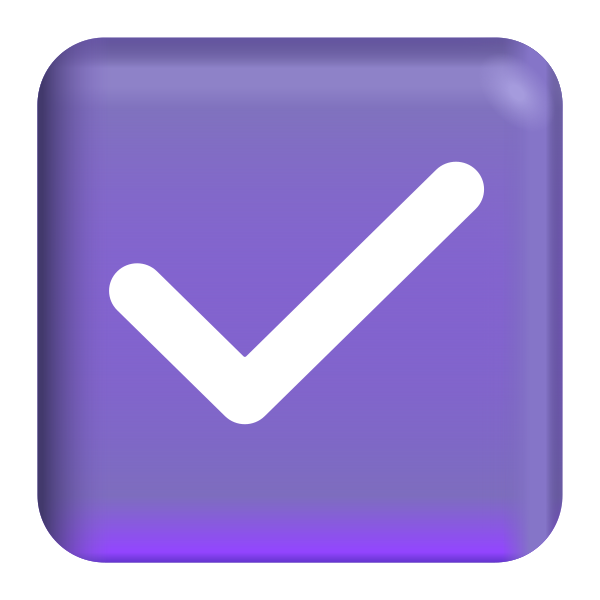 Check Box With Check Color Vector