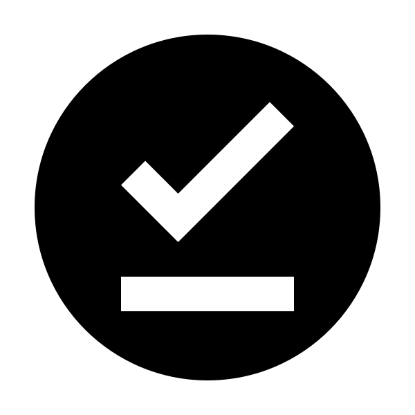 Check Underline Circle