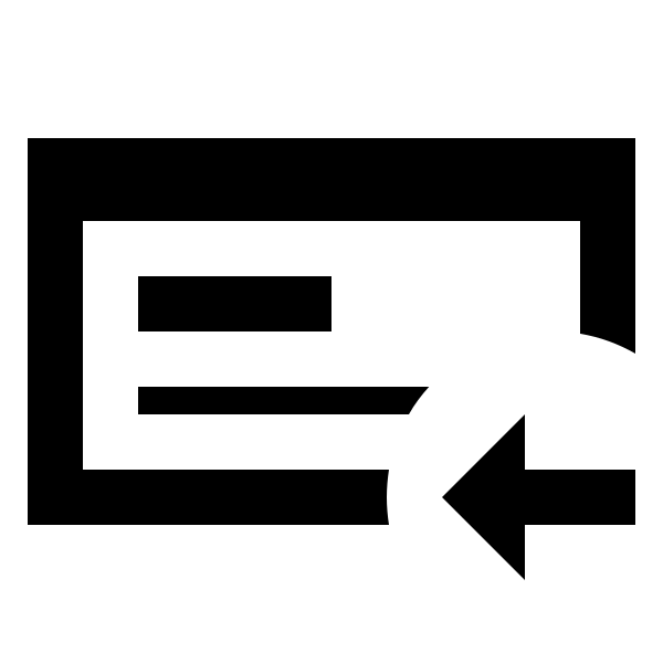 Checkbook Arrow Left