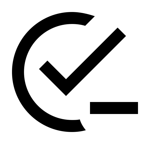 Checkbox Marked Circle Minus Outline