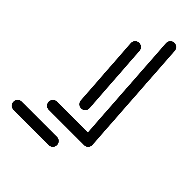 Checkmark Done