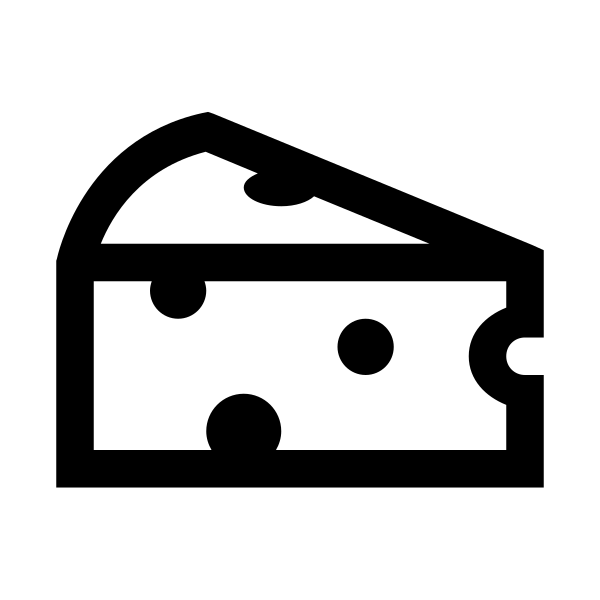 Cheese Solid Vector