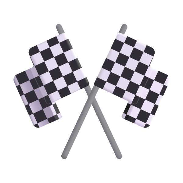 Chequered Flag Color Vector