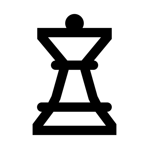 Chess King Solid Vector