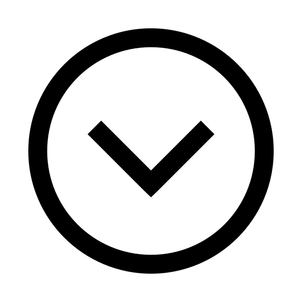 Chevron Circle Down Solid Vector