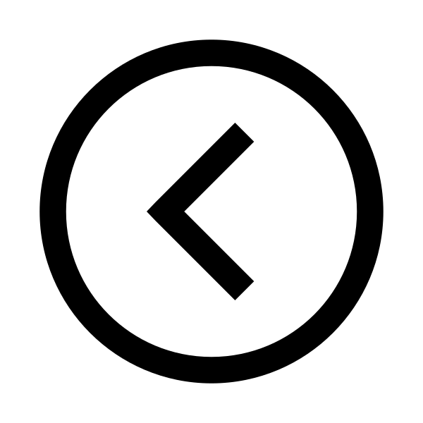 Chevron Circle Left Solid Vector