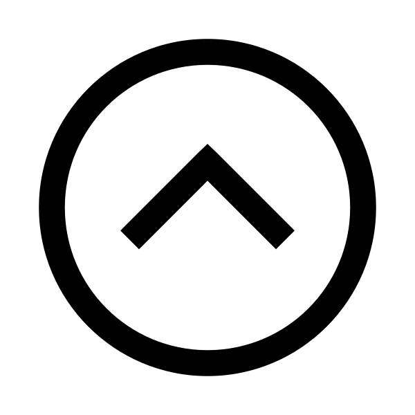 Chevron Circle Up Solid Vector