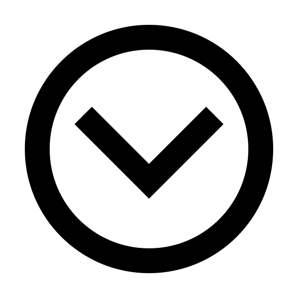 Chevron Down Circle Outline