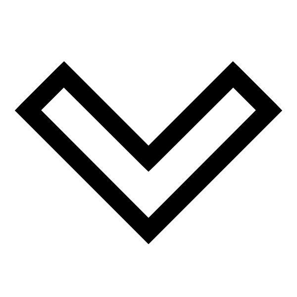Chevron Down Solid Vector