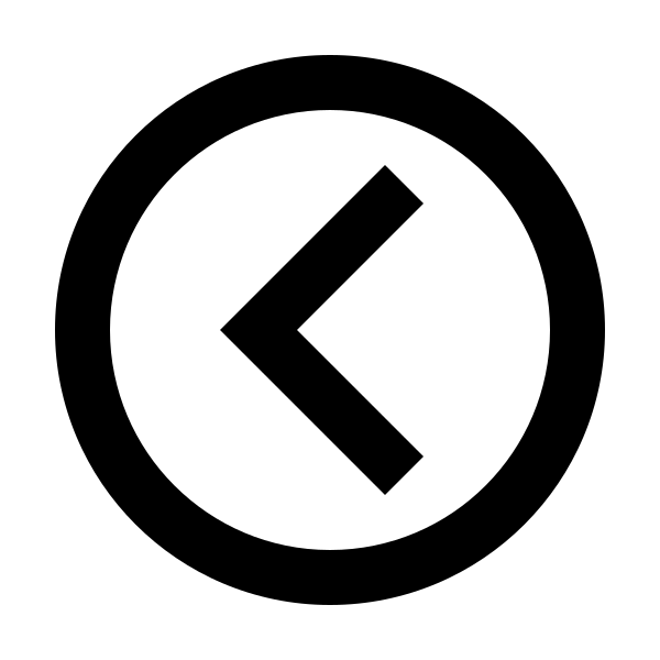 Chevron Left Circle Outline