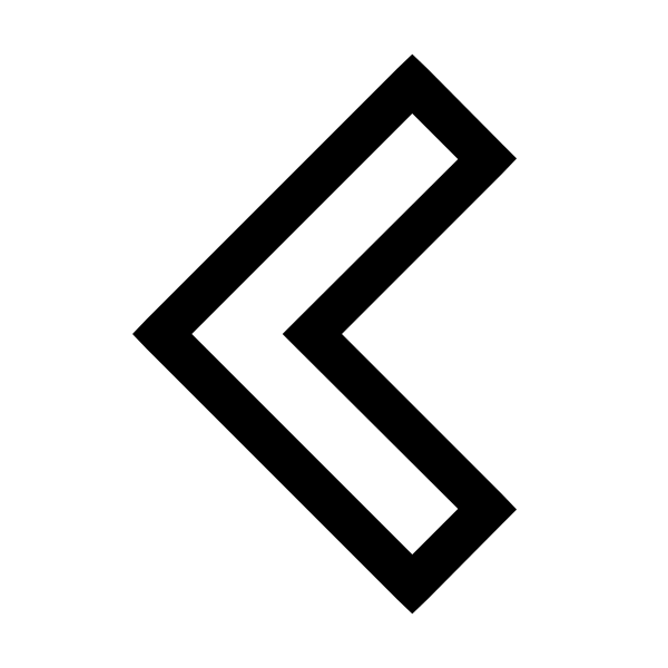 Chevron Left Solid Vector