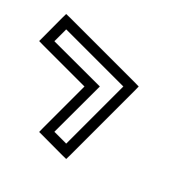 Chevron Right Solid Vector