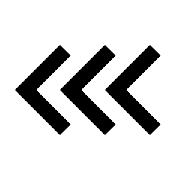 Chevron Triple Left