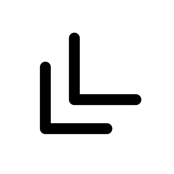 Chevrons Down Left
