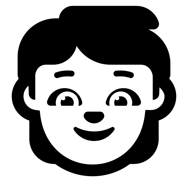 Child High Contrast Default Vector