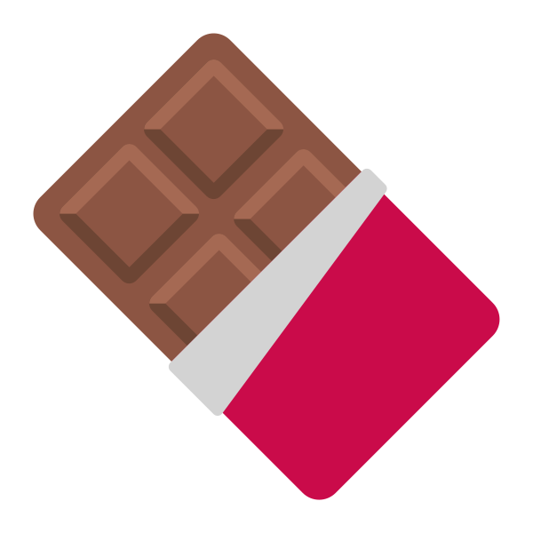 Chocolate Bar Flat Vector