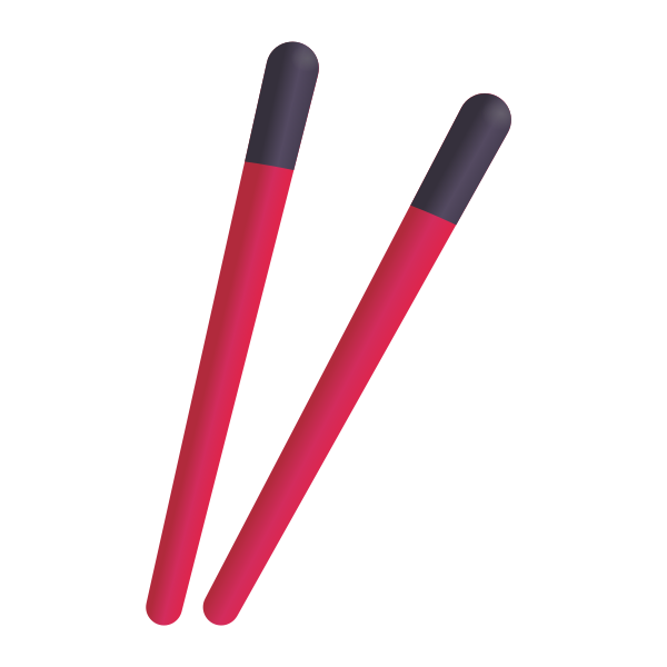 Chopsticks Color Vector