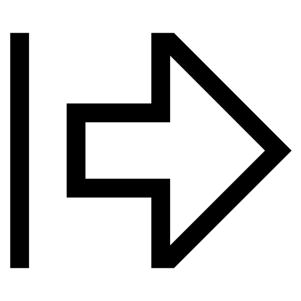 Cil Arrow Thick From Left