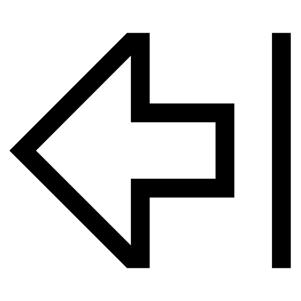 Cil Arrow Thick From Right
