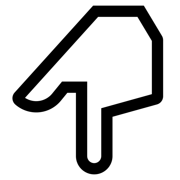 Cil Hand Point Down