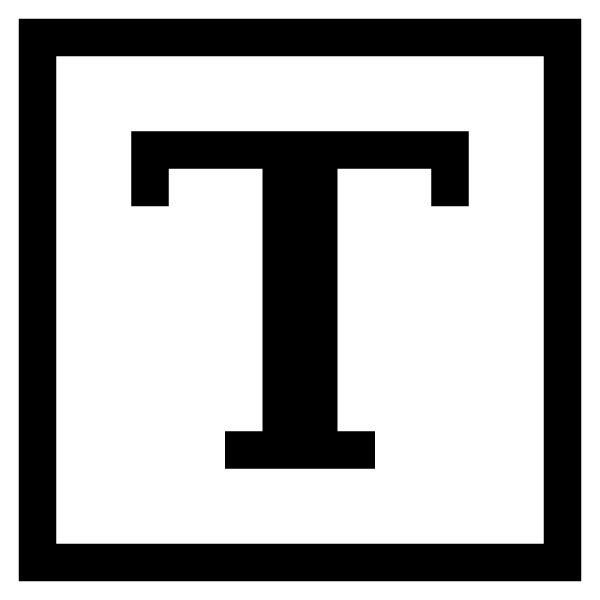 Cil Text Square