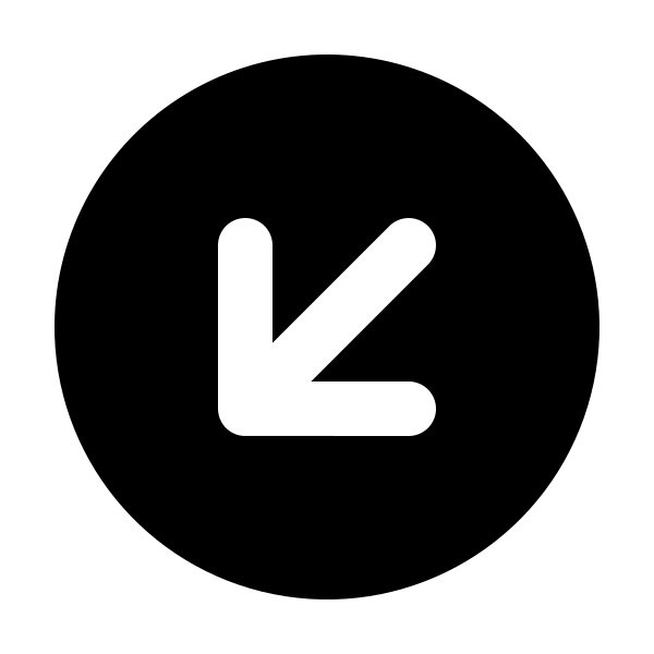 Circle Arrow Down Left