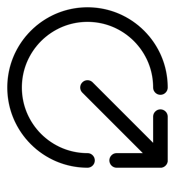 Circle Arrow Out Down Right