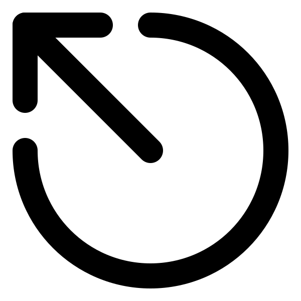 Circle Arrow Out Up Left