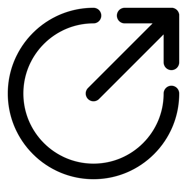 Circle Arrow Out Up Right