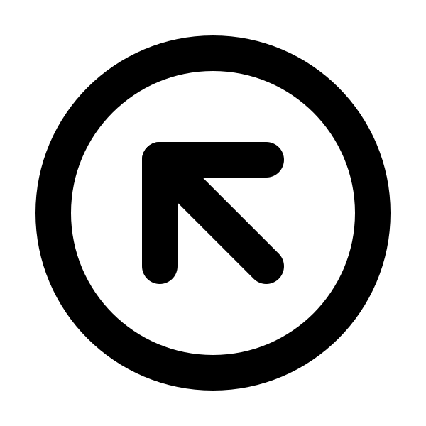 Circle Arrow Up Left
