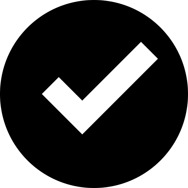 Circle Check Vector